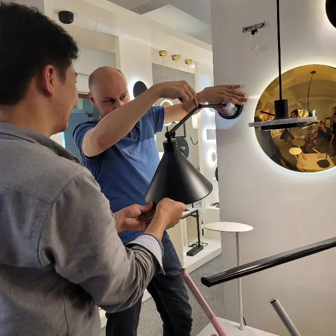 Quality Inspection for a light fixture